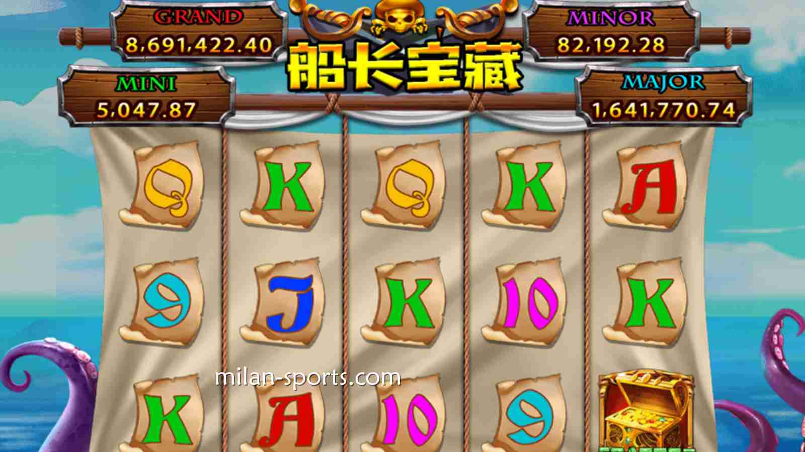 体验海盗冒险为主题的经典老虎机游戏,就选《船长宝藏》游戏